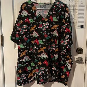 Christmas scrub top 🎅🏼